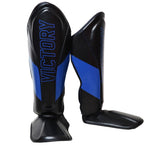 VICTORY SHINGUARDS CARBON SYNTEC BLACK/BLUE