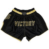 VICTORY MUAY THAI SHORTS TIGER V2 BLACK/GOLD