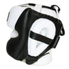 VICTORY HEADGEAR CHEEK LEATHER SAVAGE SERIES OS BLACK/WHITE