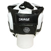 VICTORY HEADGEAR CHEEK LEATHER SAVAGE SERIES OS BLACK/WHITE