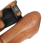 VICTORY SHINGUARDS VINTAGE SERIES LEATHER WHISKEY BROWN / BLACK