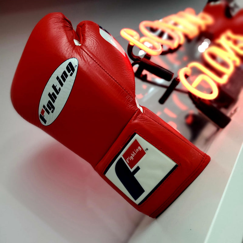 FIGHTING GLOVES PRO FIGHT CERTIFIED - RED