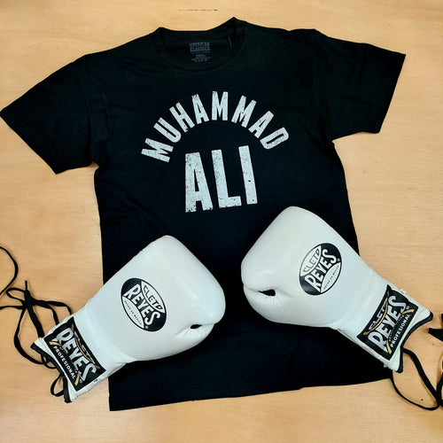 MUHAMMAD ALI SHIRT CLASSIC ALI STARS BLACK/WHITE