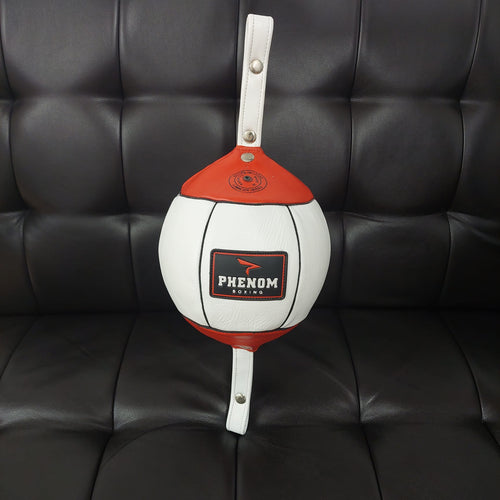 PHENOM BOXING DOUBLE END BAG DB1 - 7" WHITE/RED