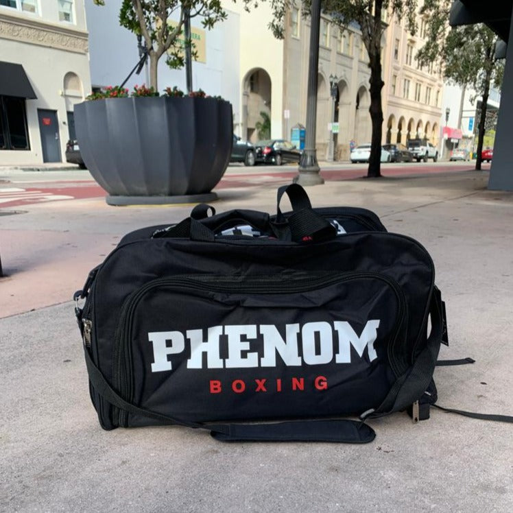 PHENOM BOXING BAG BOXING GYM BAG BLACK/WHITE