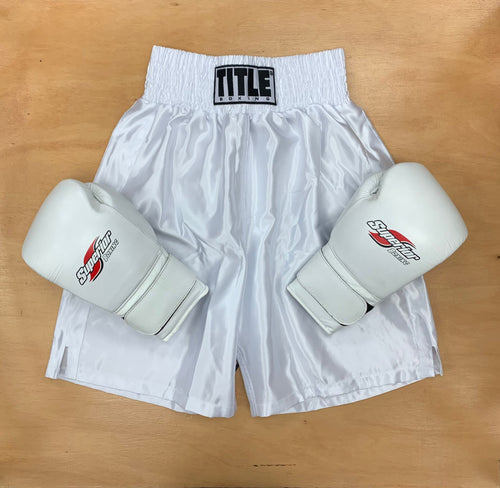 TITLE BOXING SHORTS EDGE 2.0 WHITE