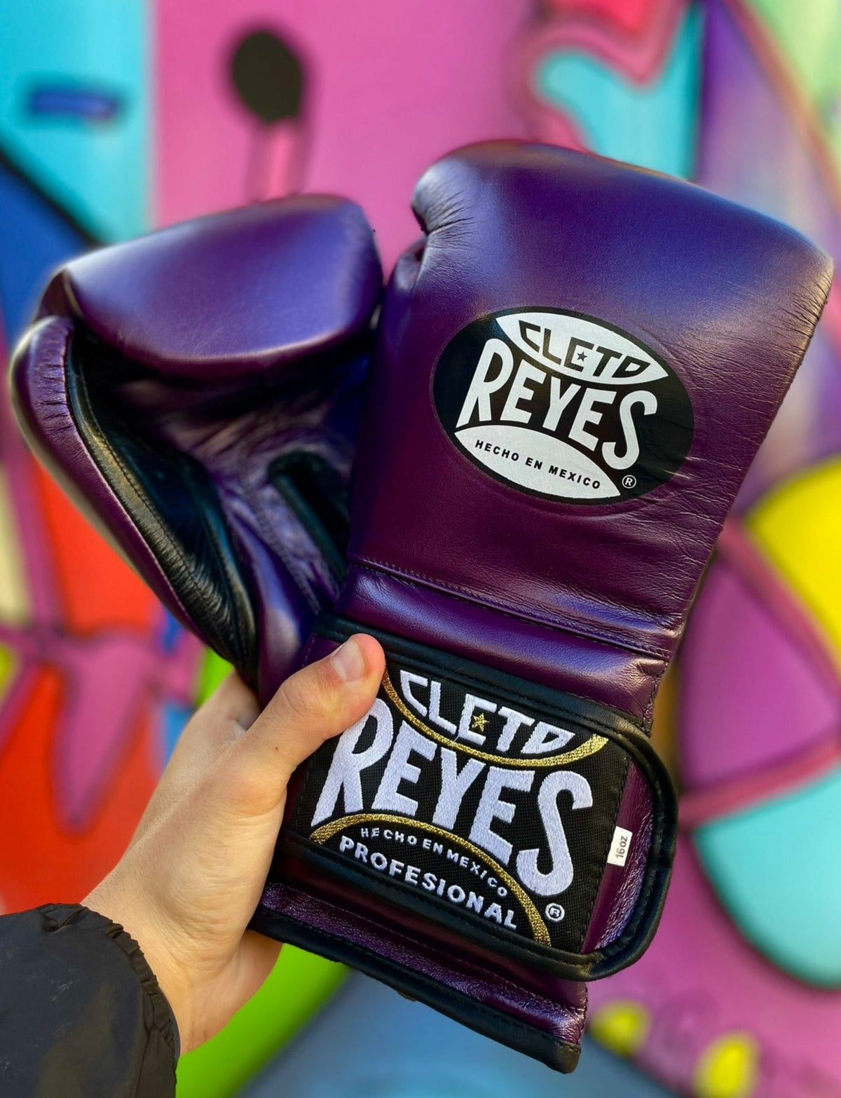 CLETO REYES GLOVES HOOK AND LOOP PURPLE - Main Image