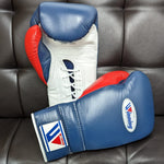 Winning Gloves Custom Navy Red white MSM Fight Shop