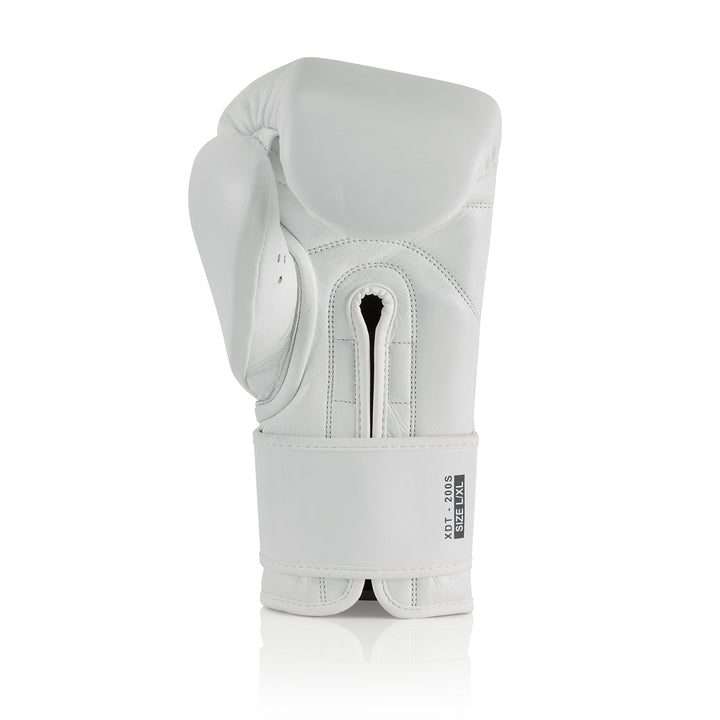 PHENOM BOXING BAG GLOVES ELITE XDT-200 HOOK AND LOOP WHITE
