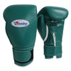 WINNING GLOVES CUSTOM HOOK & LOOP GREEN/WHITE 16OZ
