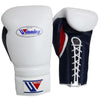WINNING GLOVES CUSTOM LACE 16OZ WHITE NAVY RED