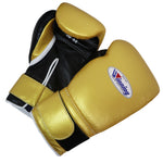 WINNING GLOVES CUSTOM HOOK & LOOP GOLD/BLACK