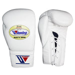 WINNING FIGHT GLOVES PRO LACE WHITE