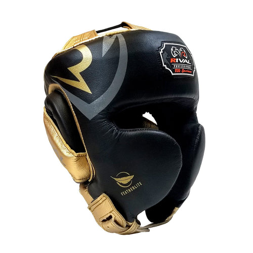 RIVAL HEADGEAR RGH100 LIMITED EDITION BLACK/GOLD - MSM FIGHT SHOP
