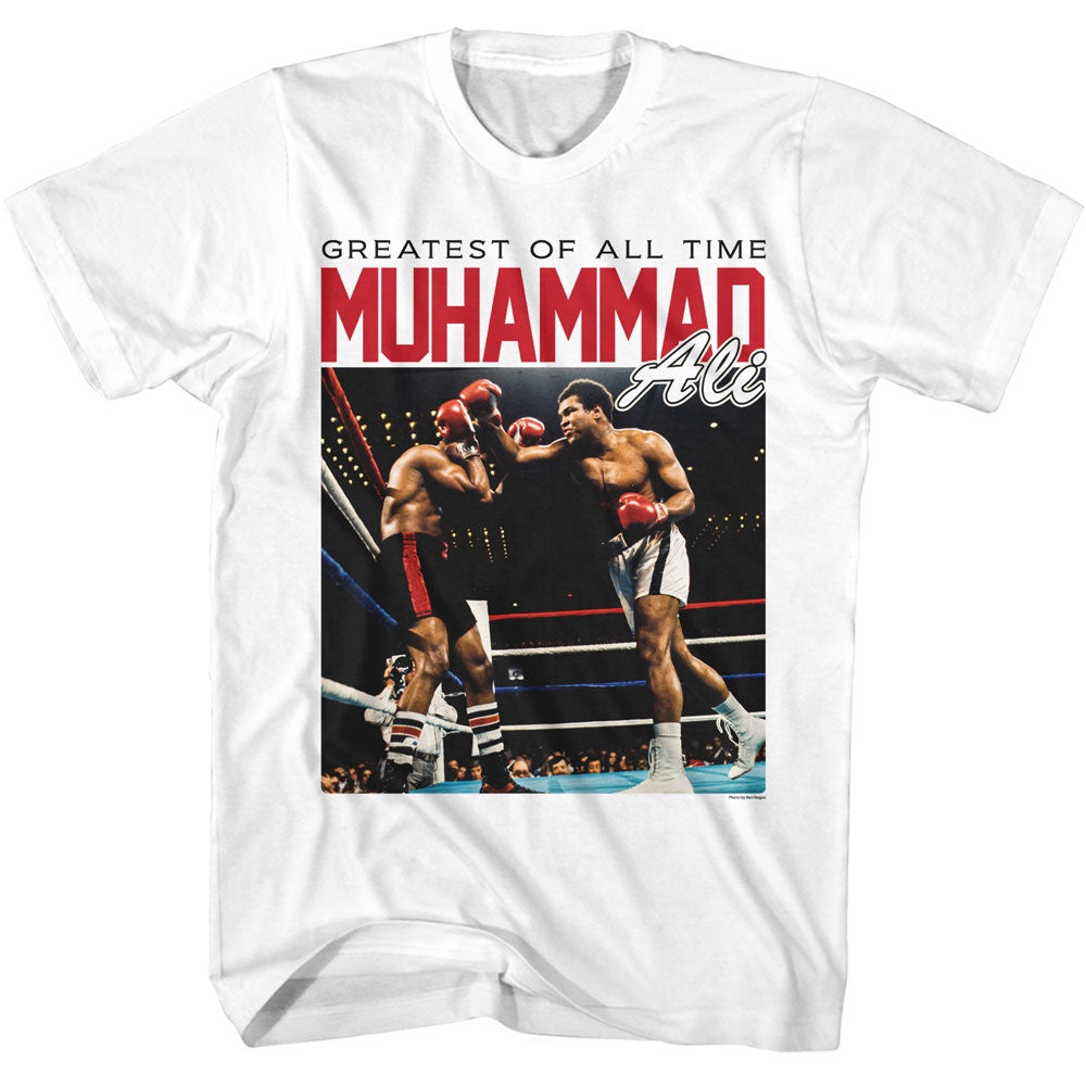 MUHAMMAD ALI SHIRT FIGHT RING WHITE