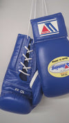 WINNING FIGHT GLOVES PRO LACE BLUE