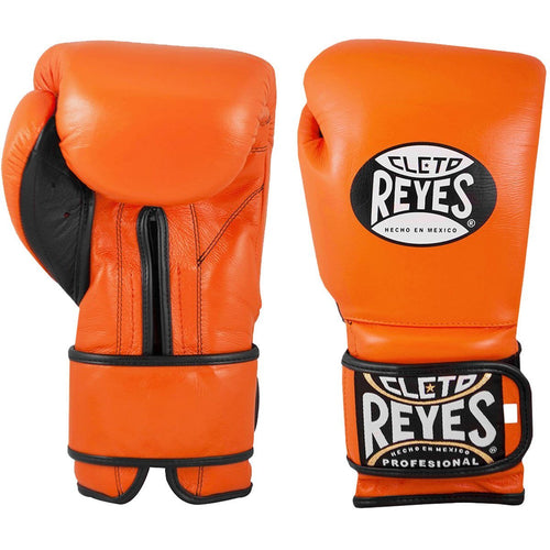 CLETO REYES GLOVES VELCRO BOXING TIGER ORANGE - MSM FIGHT SHOPCLETO REYES