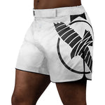 HAYABUSA SHORTS ICON MID THIGH WHITE