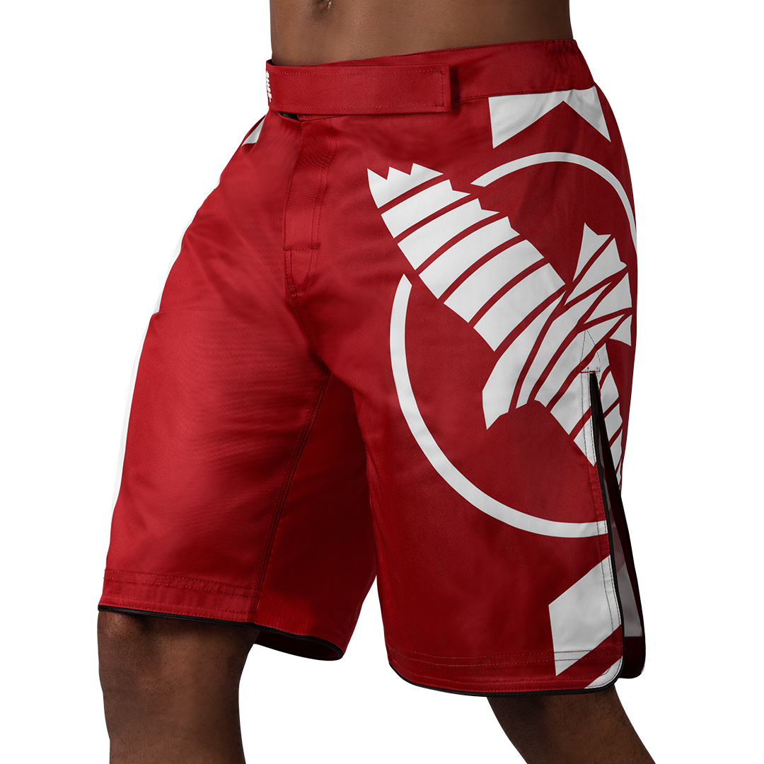 HAYABUSA SHORTS ICON LONG RED/WHITE
