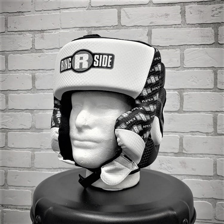 Ringside Apex Headgear White and Black
