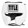 TITLE HEADGEAR LEATHER SPARRING JAPAN STYLE - WHITE