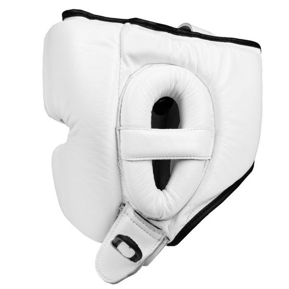 TITLE HEADGEAR LEATHER SPARRING JAPAN STYLE - WHITE – MSM FIGHT SHOP