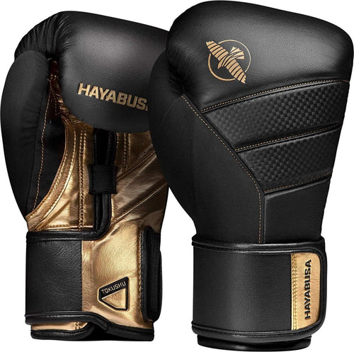 HAYABUSA GLOVES BOXING T3 BLACK/GOLD - MSM FIGHT SHOPHAYABUSA