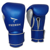 PHENOM BOXING GLOVES ELITE SG202S HOOK AND LOOP METALLIC BLUE/SILVER