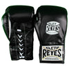 CLETO REYES FIGHT GLOVES SAFETEC BOXING BLACK - MSM FIGHT SHOP