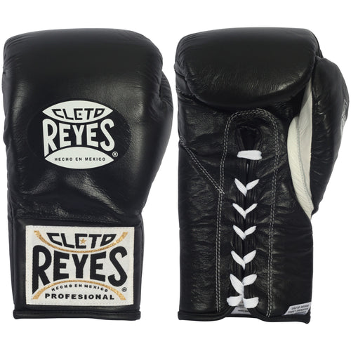 CLETO REYES FIGHT GLOVES SAFETEC BOXING BLACK - MIAMI FORT LAUDERDALE