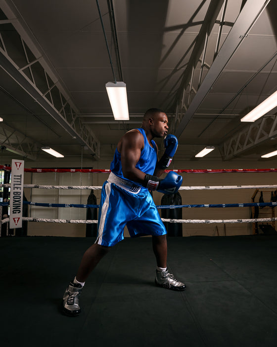 TITLE BOXING SHORTS EDGE 2.0 SKY BLUE/WHITE