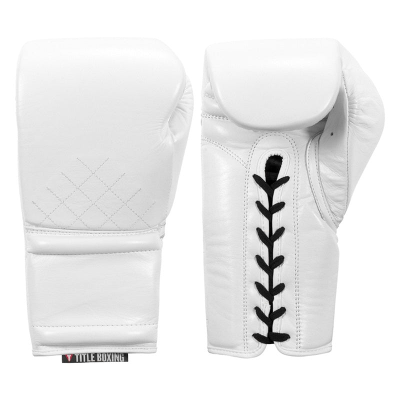 TITLE Boxing Ko-Vert Sparring Boxing Gloves White / 12 oz