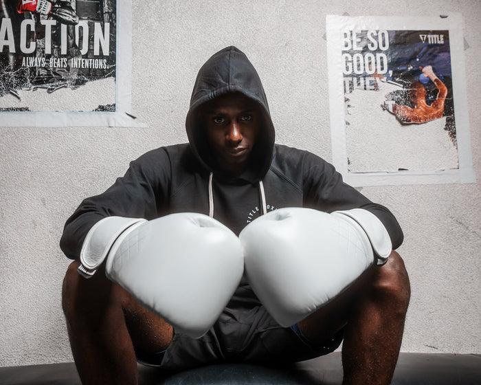 TITLE GLOVES LEATHER KO-VERT HOOK AND LOOP WHITE – MSM FIGHT SHOP