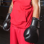 TITLE GLOVES LEATHER KO-VERT HOOK AND LOOP BLACK