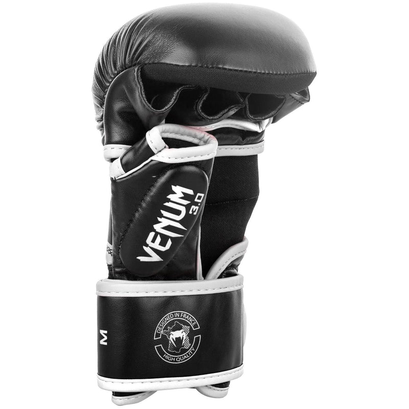VENUM MMA GLOVES SPARRING CHALLENGER 3.0 - BLACK/WHITE - MSM FIGHT SHOP