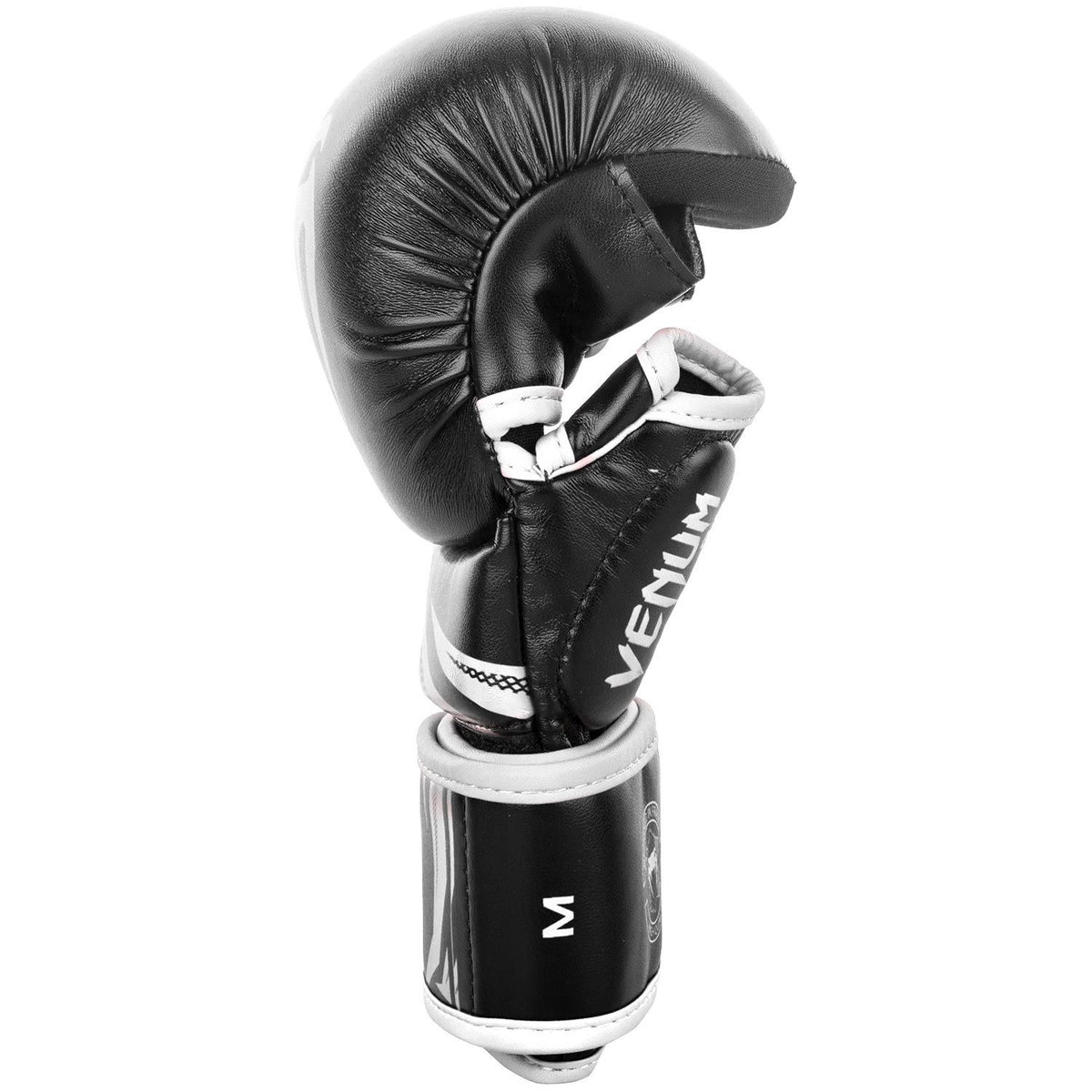 VENUM MMA GLOVES SPARRING CHALLENGER 3.0 - BLACK/WHITE - MSM FIGHT SHOP