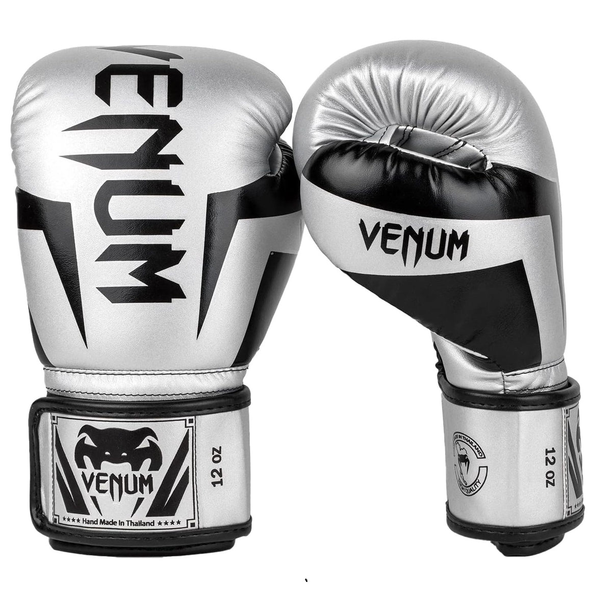 VENUM GLOVES ELITE BOXING H&L SILVER/BLACK