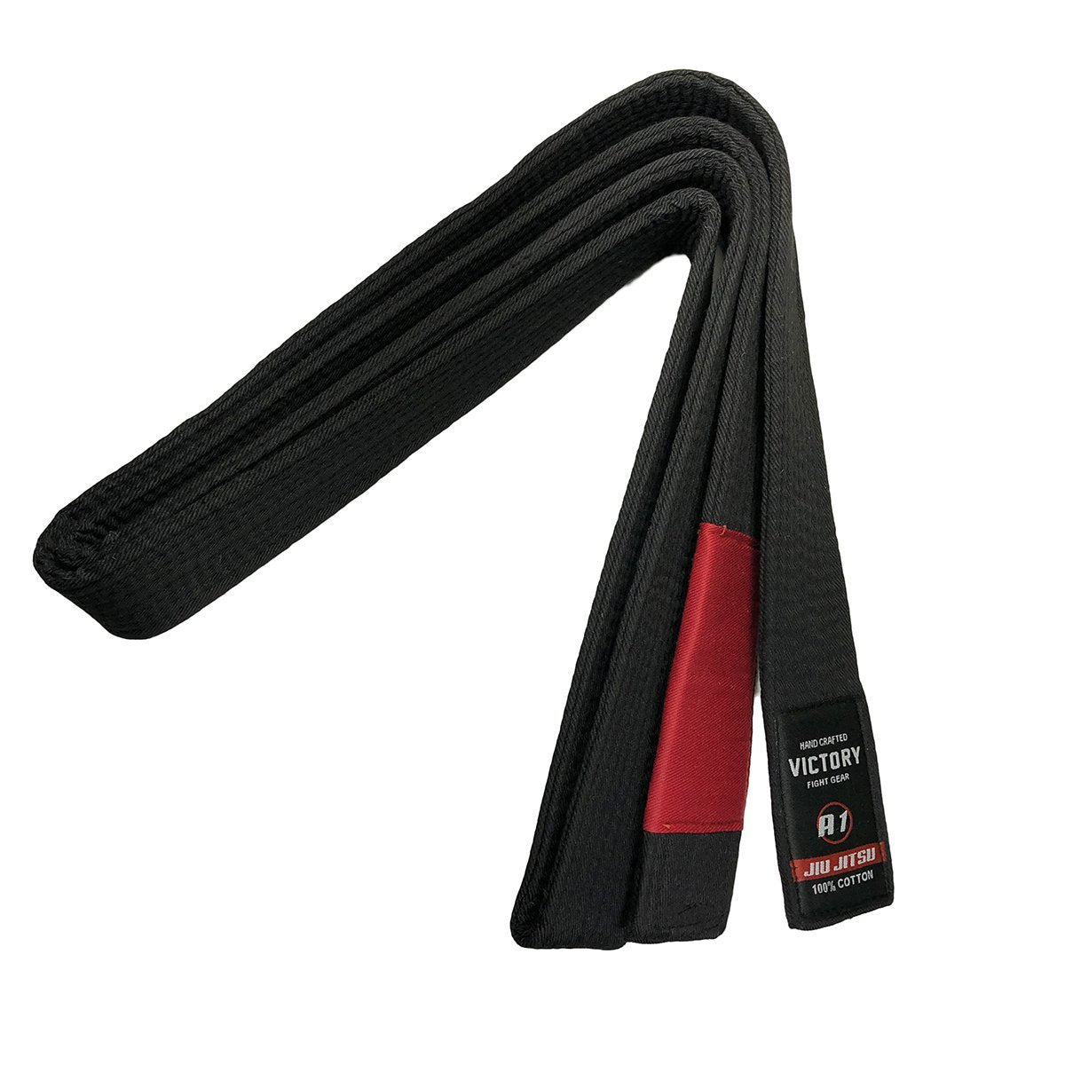 VICTORY BELT JIU JITSU RANK BLACK - MSM FIGHT SHOPVICTORY FIGHT GEAR