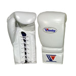 WINNING GLOVES LACE BOXING WHITE - MSM FIGHT SHOPWINNING